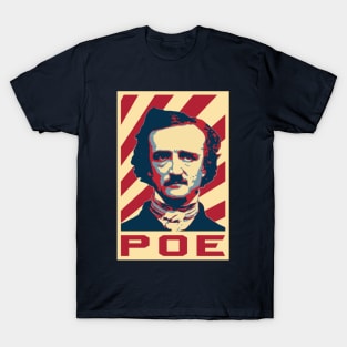 Edgar Allan Poe Retro Propaganda T-Shirt